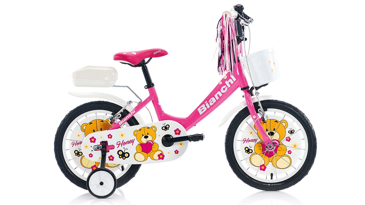 16" Bianchi Honey Gırl 250H 1-Speed Vb Pembe-Beyaz R1