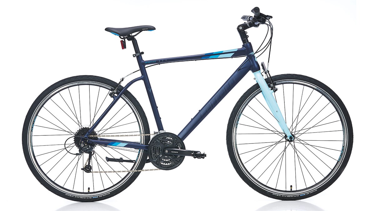 Carraro Sportive 327 27-V Vb 28-inch City Bike, Matte Navy-Light Blue R1