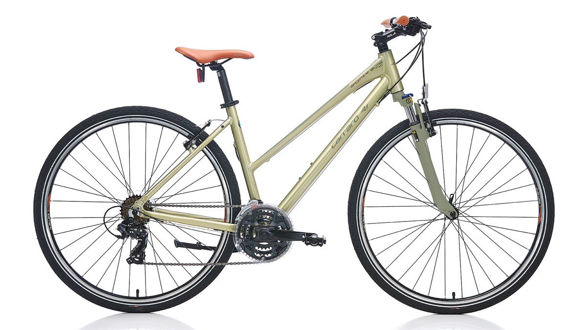 Carraro Sportive 222 Women's City Bike 28", 21-Speed, Green-Dark Green-Brown R2
