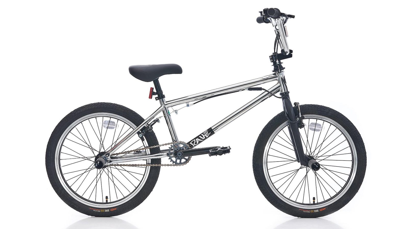 Carraro 20" Rave Pro Bmx 275H 1-V Vb Krom-Mat Siyah-Beyaz