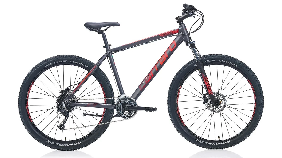 27.5" Carraro Force 770 27-Speed Hd Mat Antrasit-Kırmızı-Gri R2