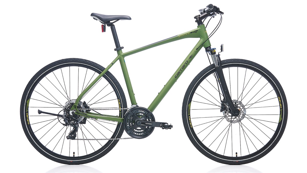28" Carraro Sportive 223 City 21-Spd Hd Mat Yeşil-Siyah-Sarı R1