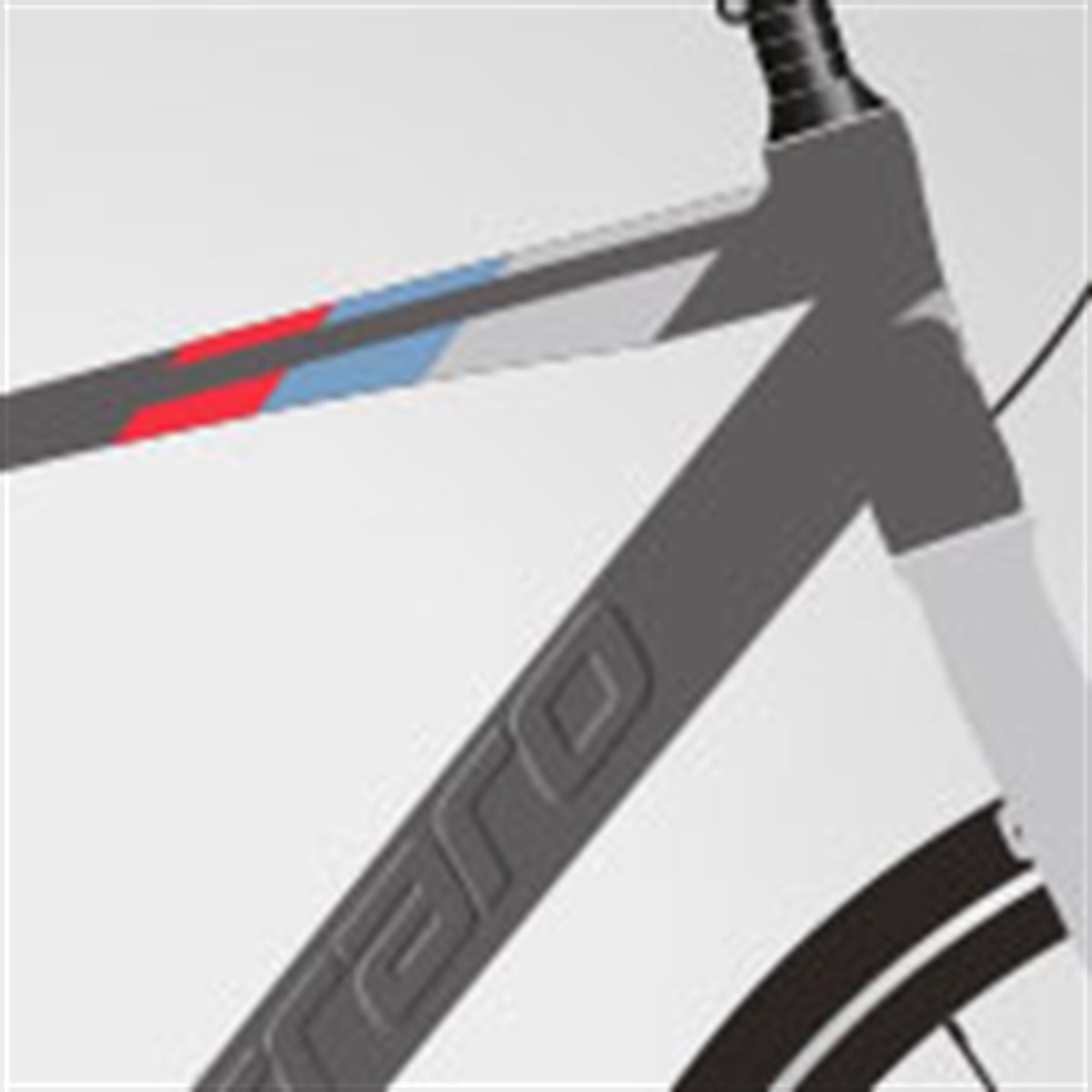 Carraro Sportive 327 City 28″ 27-Speed City Bike, Matte Anthracite-Grey-Blue-Red R2