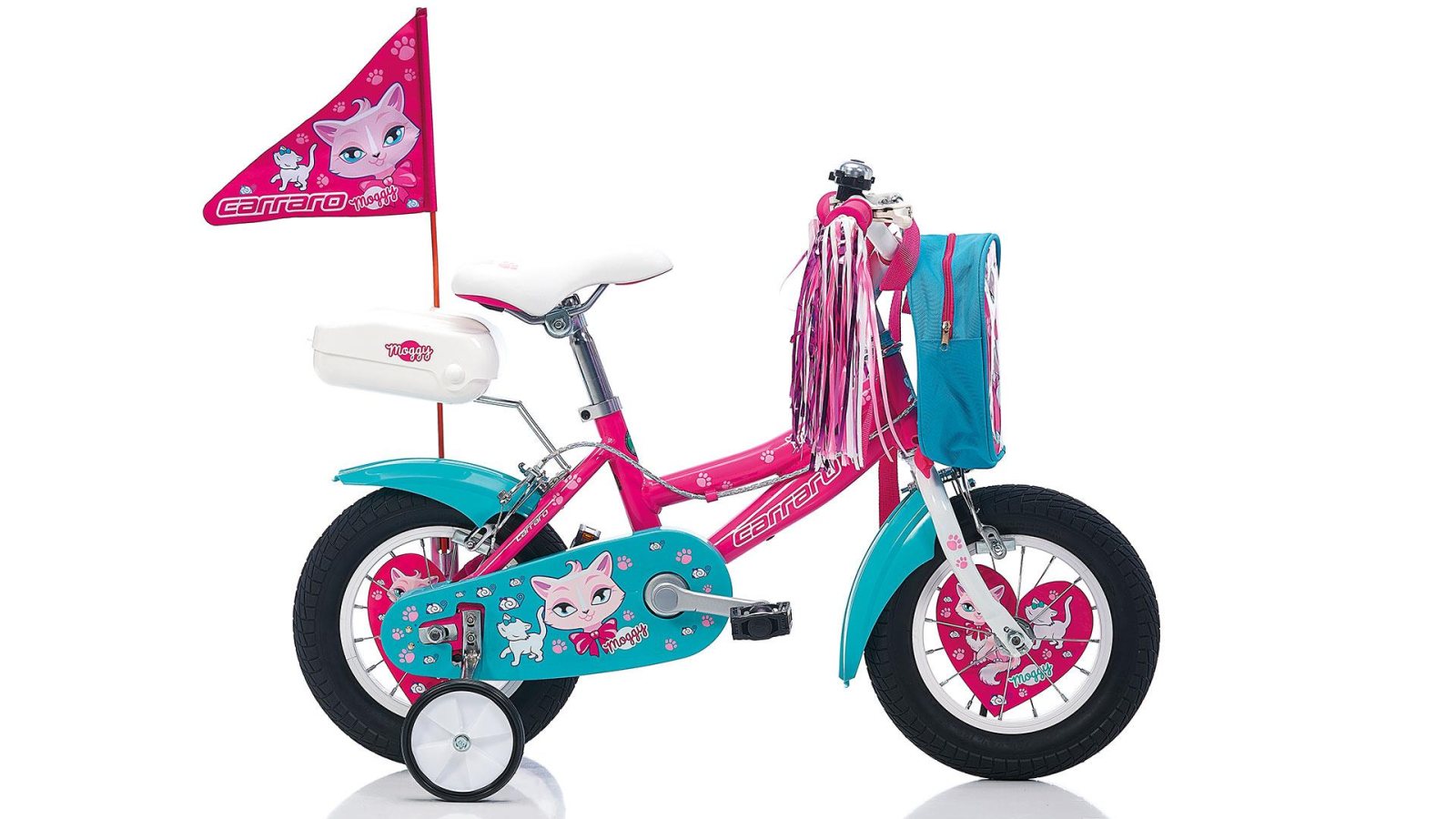 Carraro 12" Moggy 210H 1-Vitez Pembe-Beyaz-Turkuaz R1