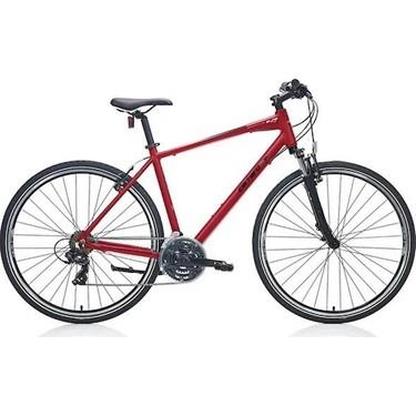 Carraro 28" Sportive 220 406H 21-V Vb Mat Krom-Kirmizi-Siyah-Beyaz