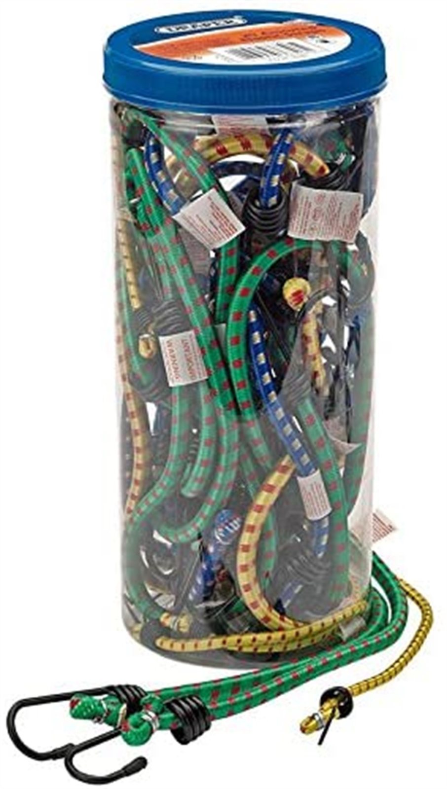 Draper DR 36706 Эластичные автомобильные шнуры с крючками, 20 шт.