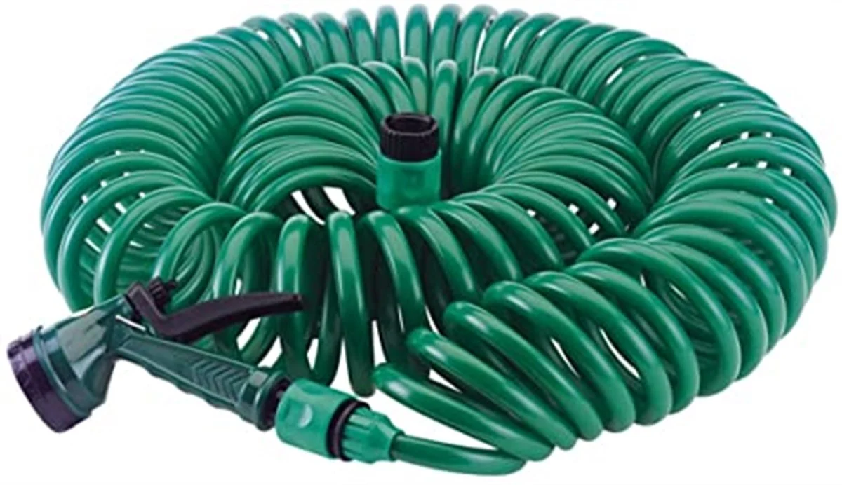 Draper DR 76788 Spiral Hose with Gun, 3/8, 10 m