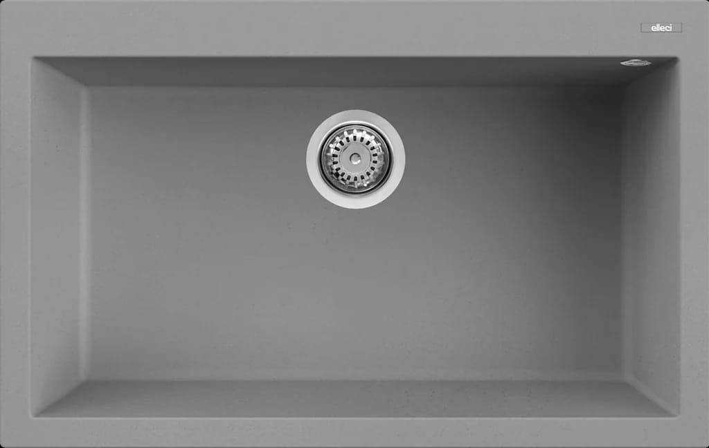 Elleci Granit Evye Tek Göz Damlalıksız Quadra 130 79x50 Çimento 48
