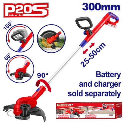 Emtop EM ELGT20328 20V Cordless Grass Trimmer (Tool Only)