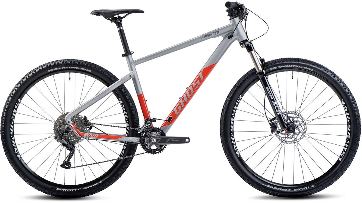 Ghost Kato Advanced GH12 27.5-Inch Mountain Bike, Beige/Blue