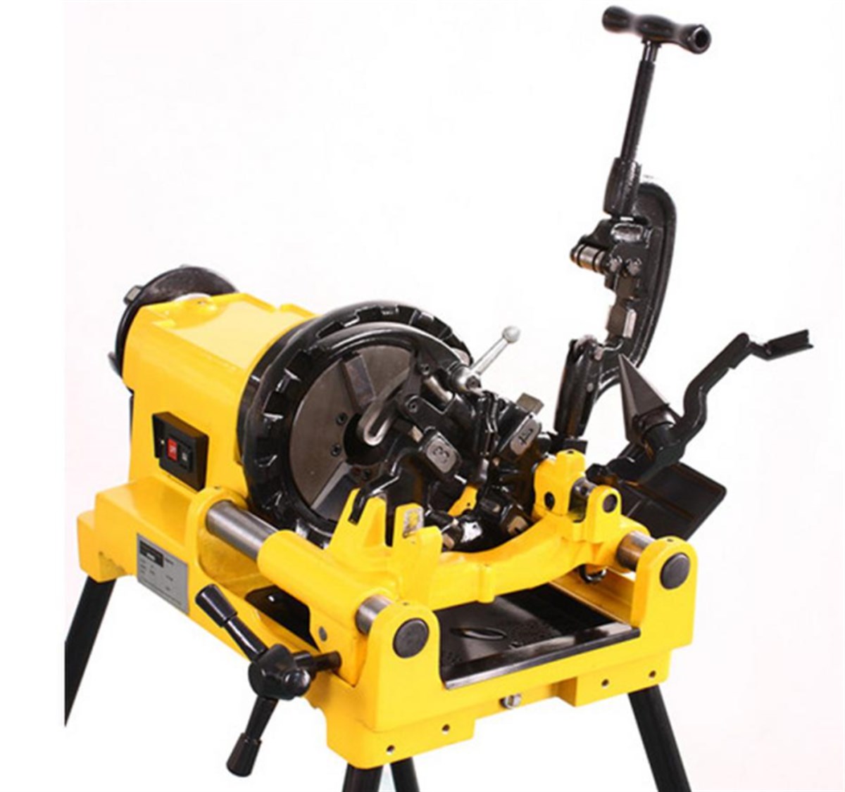 Max HH SQ50E — электрический резьбонарезной станок на стойке, 1/2'' x 2