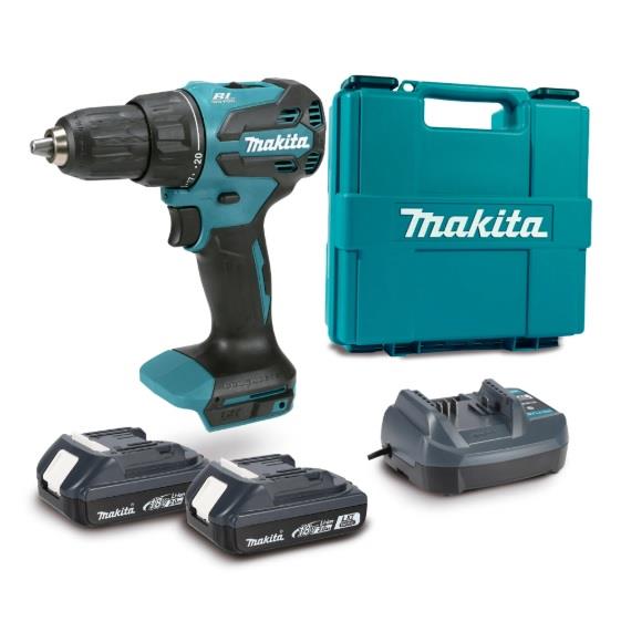 Makita MK DHP490WVEX 13 mm 18 V 2 Ah cordless impact drill