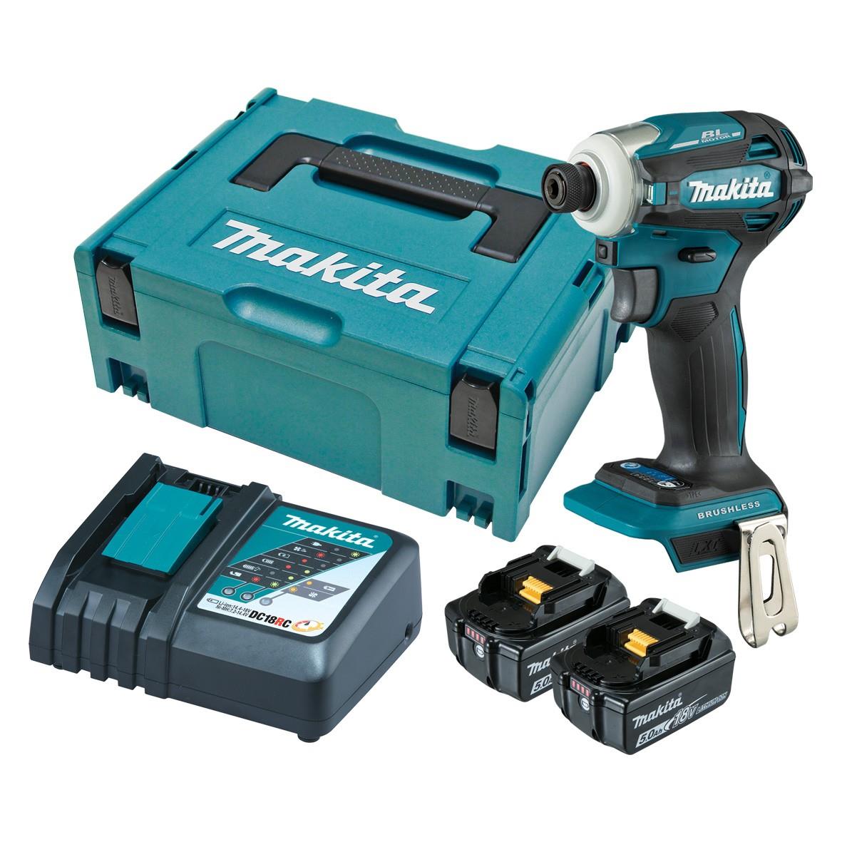 Makita MK DTD172RTJ 18V 5.0Ah Impact Cordless Screwdriver