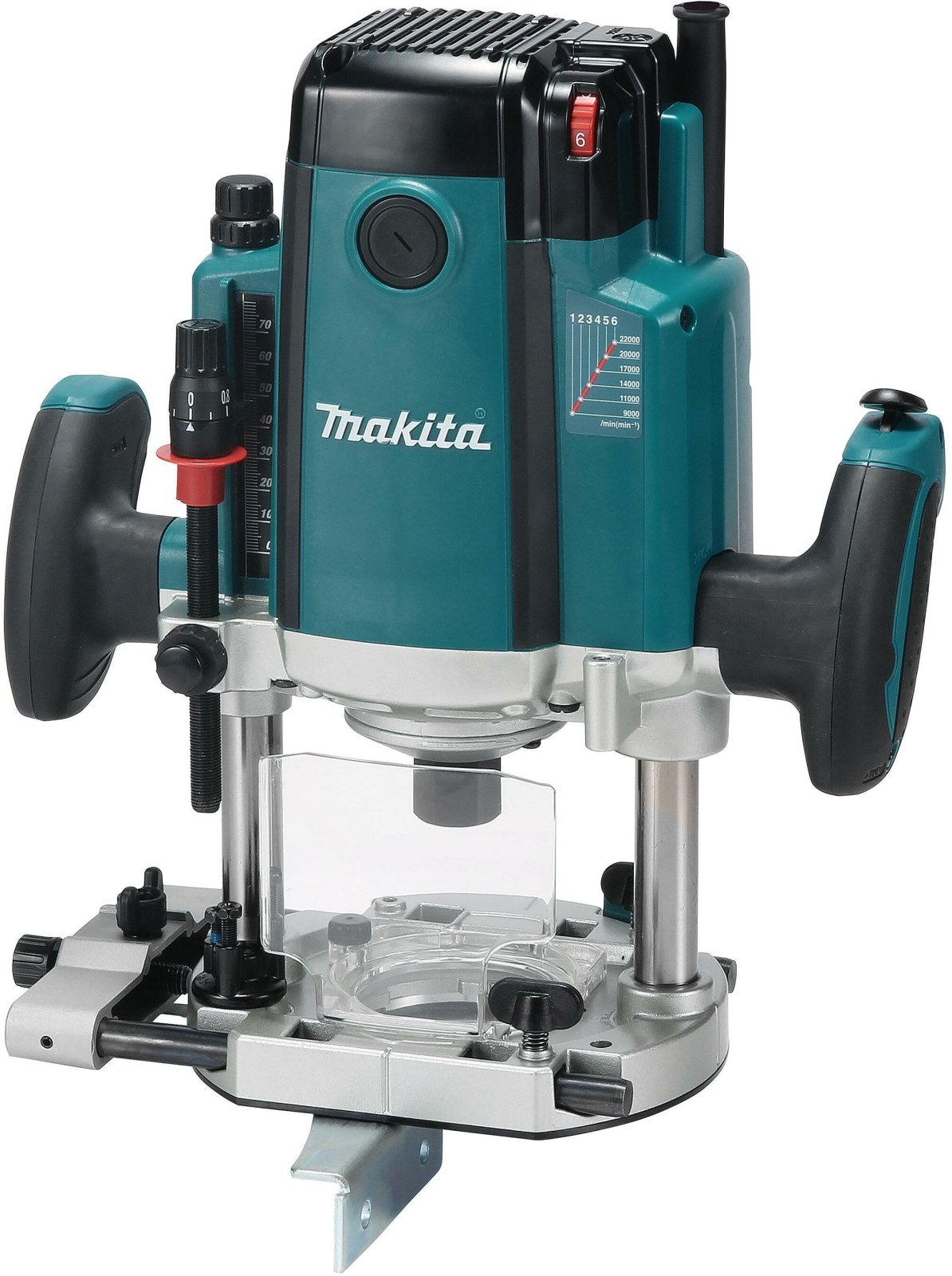 Фрезер Makita MK RP2302FC07, 12 мм (1/2"), 9000–23000 об/мин, 2300 Вт