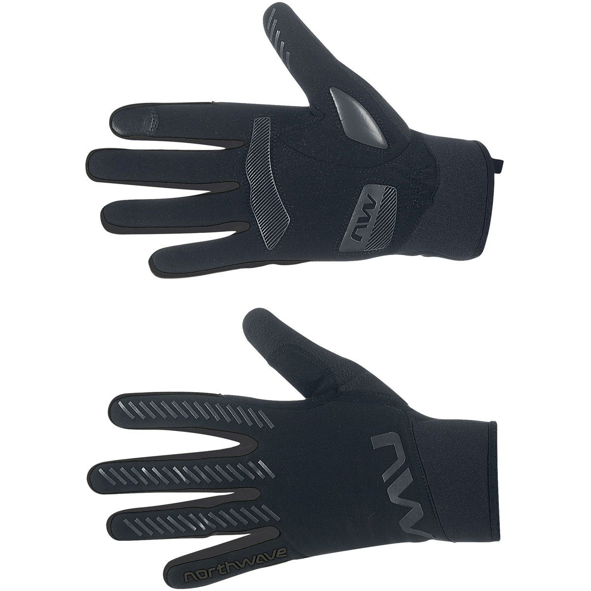 Northwave NW86 Jel Active Long Cycling Gloves, Black