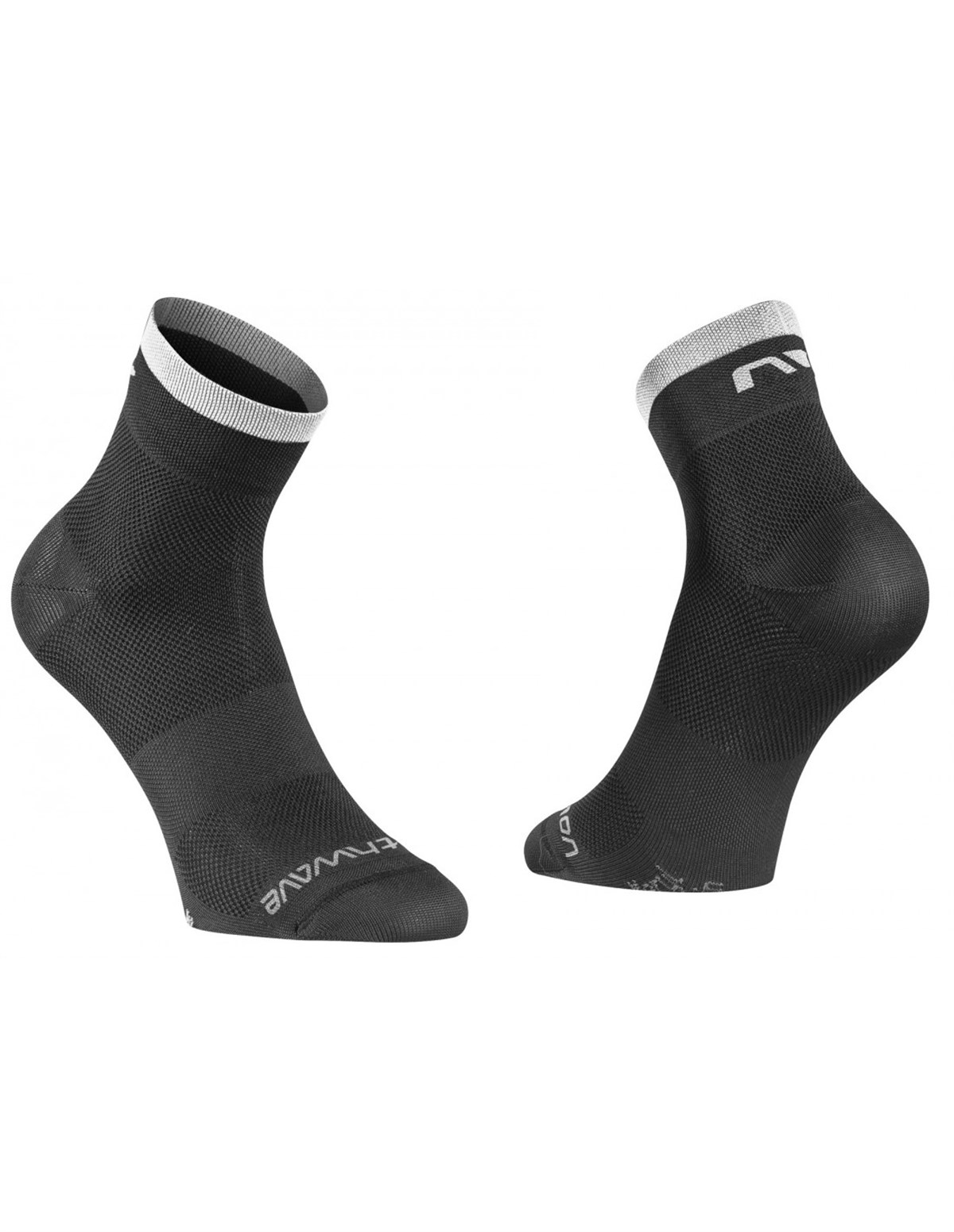 Northwave Origin NW71 спортивные носки, чёрные/белые
