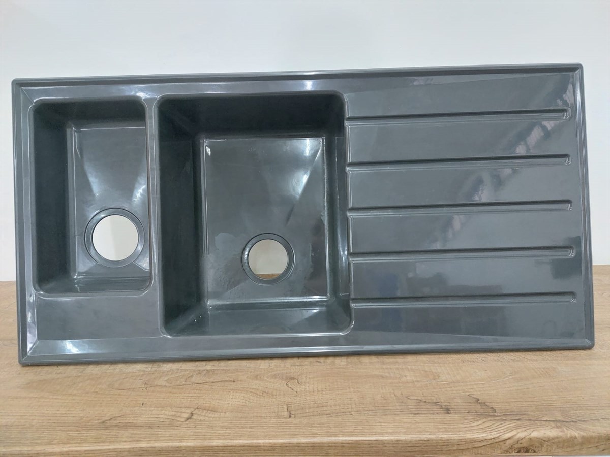 Evye Kompozit İlyada Birbuçuk Göz 50X100X22.5 Beyaz