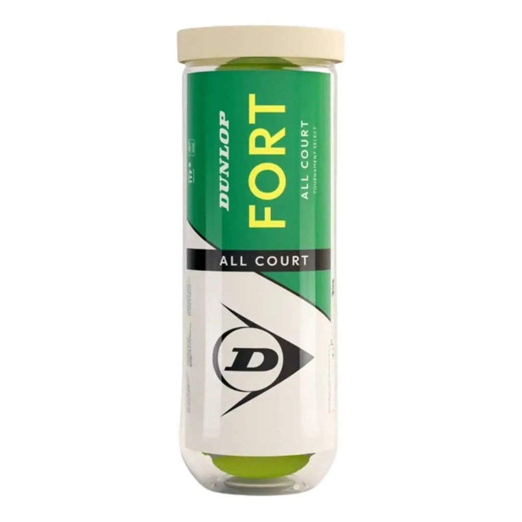 Dunlop Fort All Court Tennis Balls, 4-Pack (RD 601607)