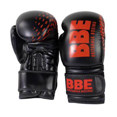 BBE RD BBE427 Boxing Bag Gloves, Black/Red, 230Gr