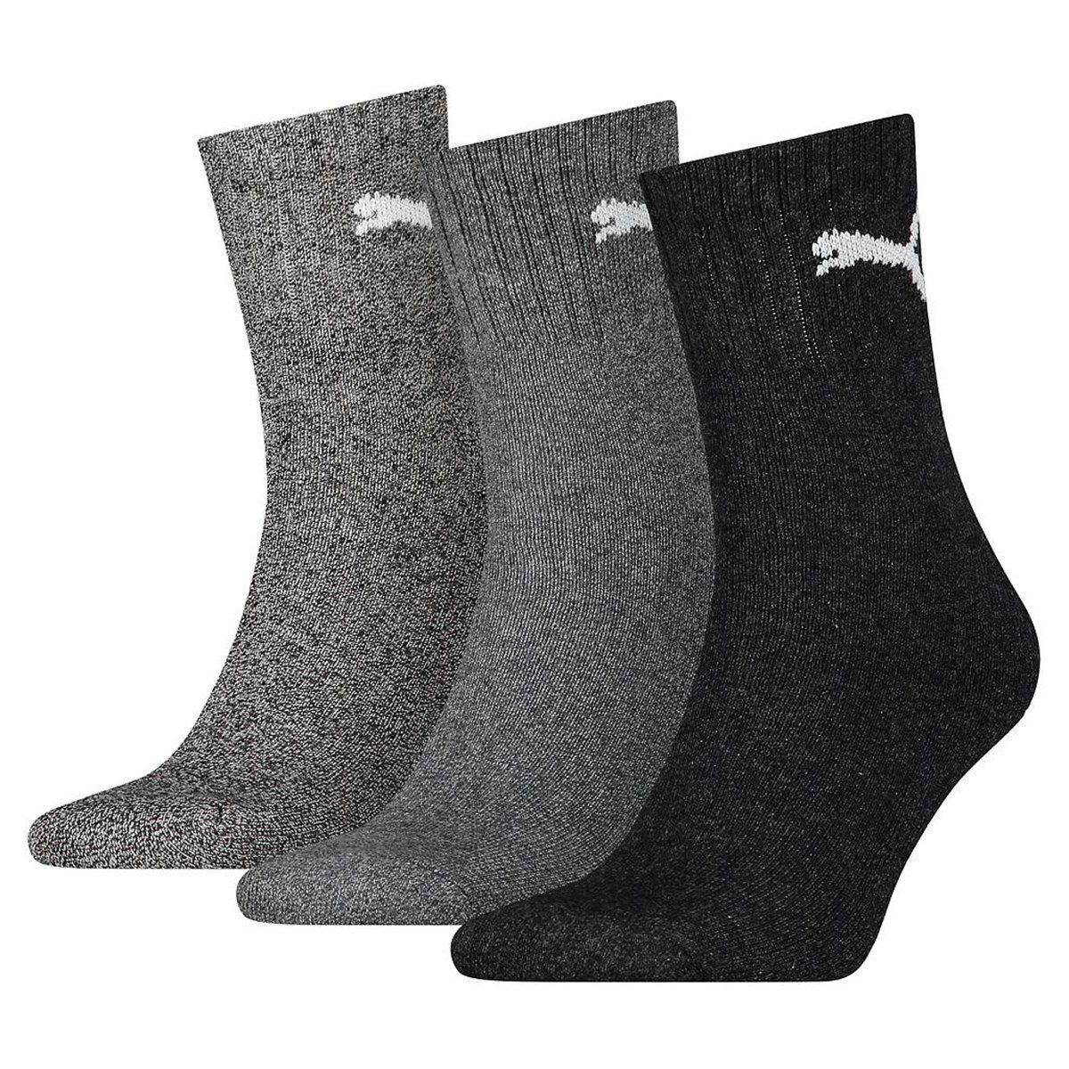 Puma RD39 short crew socks, grey, 3 pairs per pack