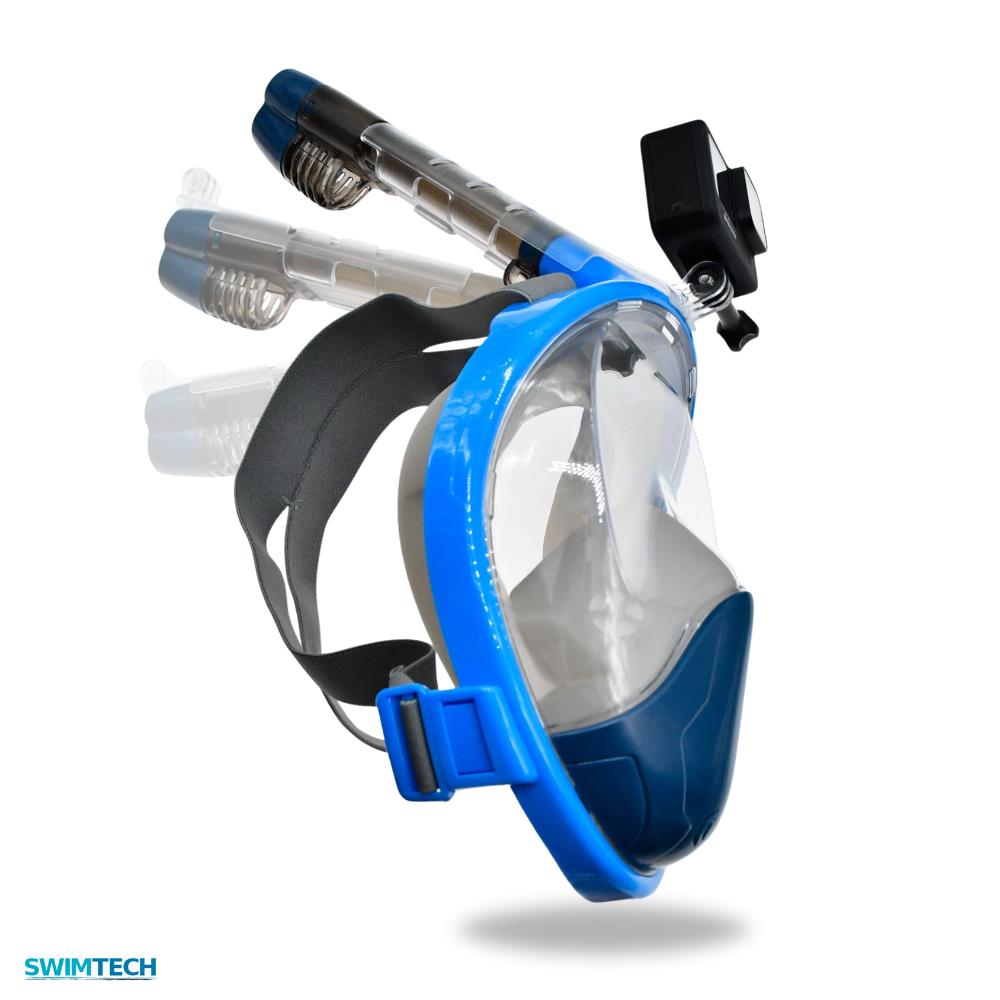 SwimTech RD STG20101 Blue Full Face Swimming Mask