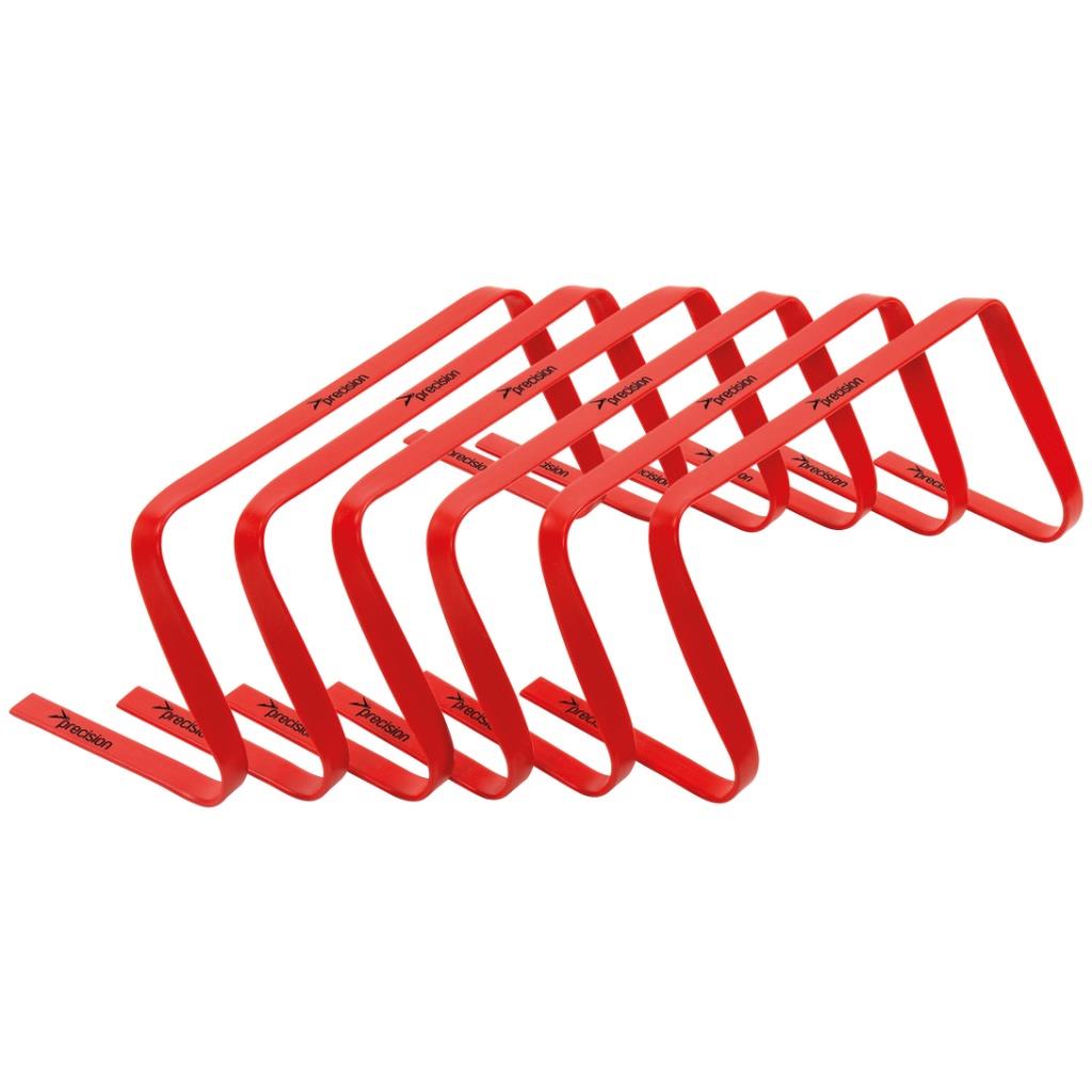 Precision RD TR597 9-Inch Red Hurdle Set (6/Pack)