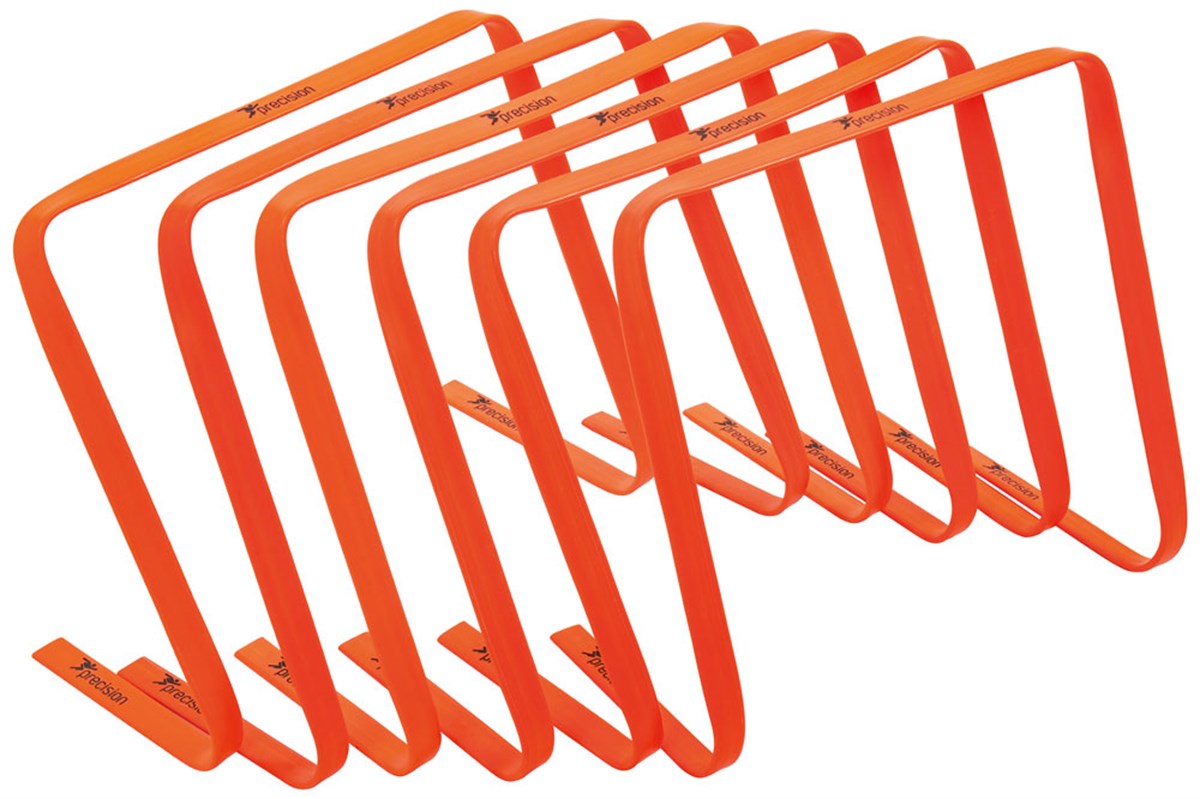 Precision RD TR599 Orange Hurdle Set, 38 cm, 6 Pieces