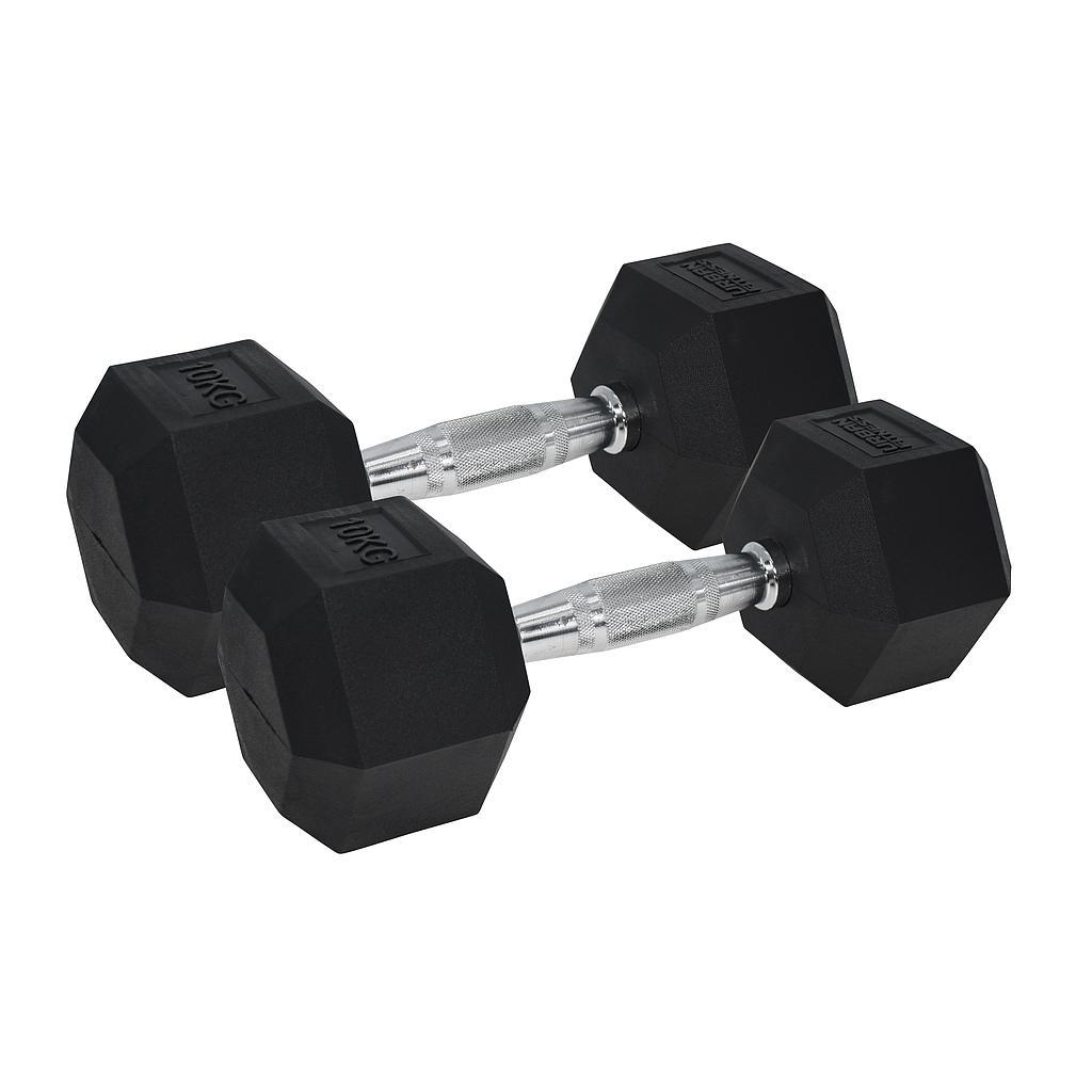 Urban Fitness Dambıl 6 Köşe - Plastik Kaplı 10KG (1 Adet Fiyatı)
