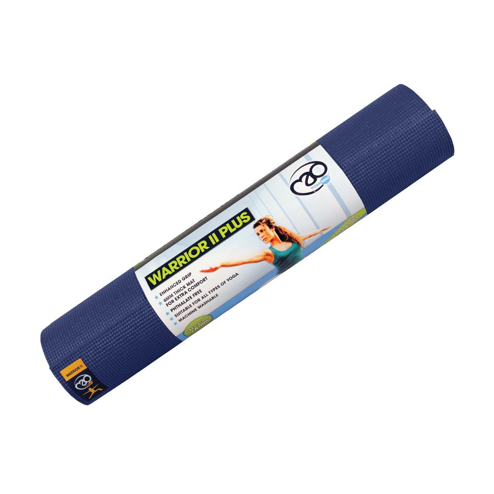 Yoga-Mad Mad Warrior II Plus, серый коврик для йоги