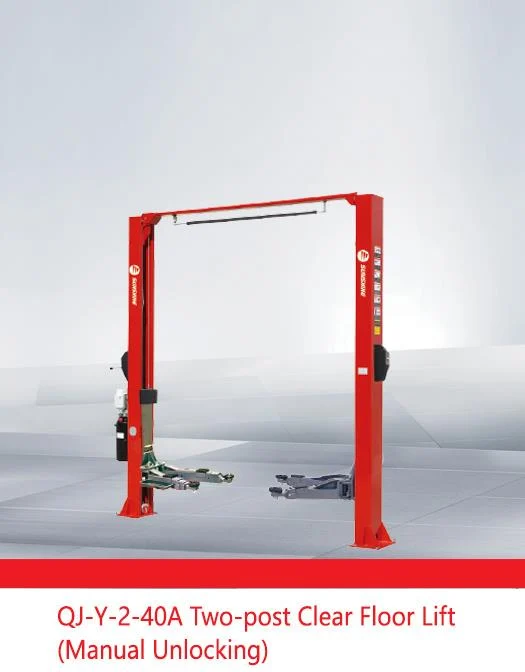 Max SU QJ-Y-2-40 Two-Post Lift with Manual Unlocking, 4000 kg