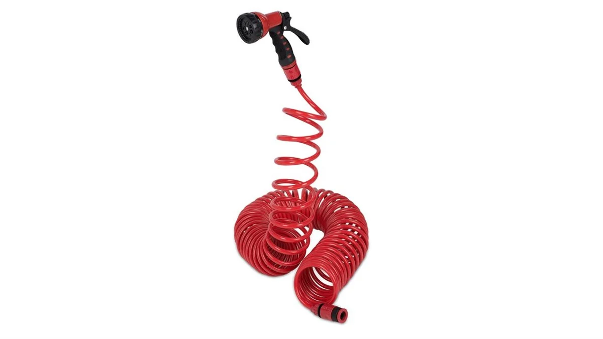 Kreator VR KRTGR6703 Спиральный садовый шланг для полива, 15 м