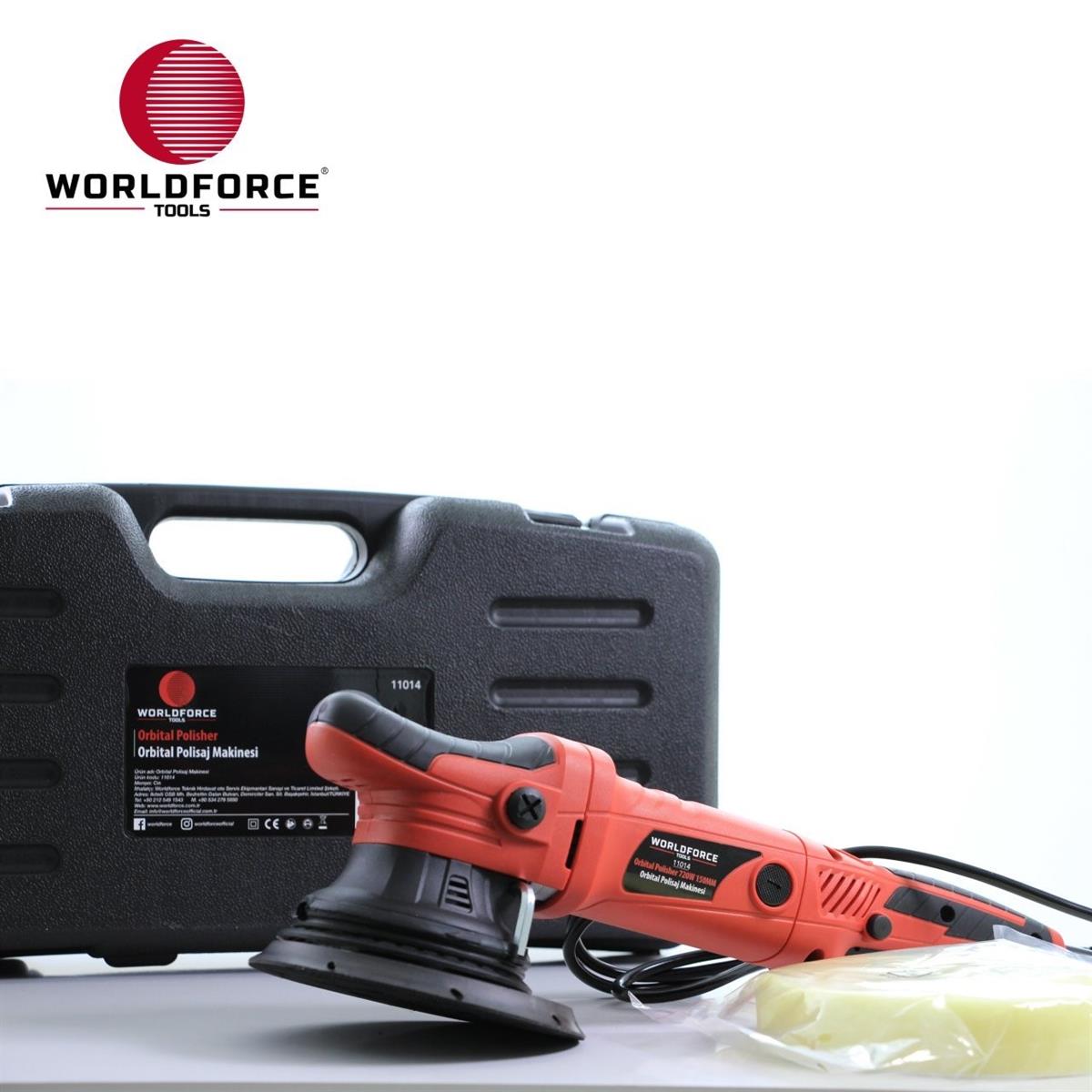 WorldForce WF 11014 Orbital Polisher 150 mm 2100–5000 RPM