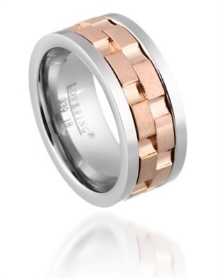 Love Ring LVR339-8 Yüzük Gümüş/rose