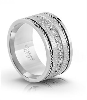 Love Ring LVR505-14 Yüzük Gümüş