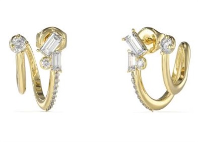 Guess JGUJUBE05360JWYGTU Gold Earrings