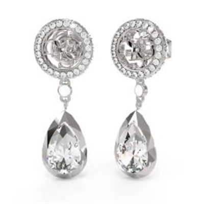 Guess JGUJUBE05235JWRHTU Серебристые серьги