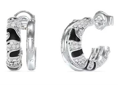 Guess JGUJUBE05193JWRHBKTU Silver Earrings