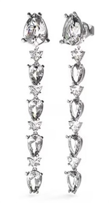 Guess JGUJUBE04407JWRHTU Silver Earrings