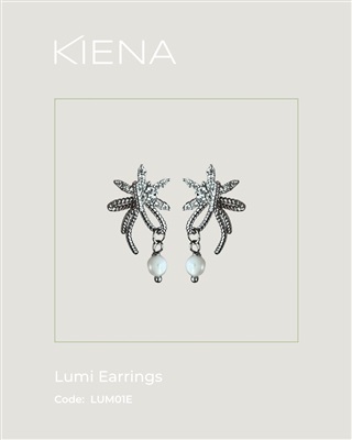 Kiena Lumi LUM01E Silver Earrings