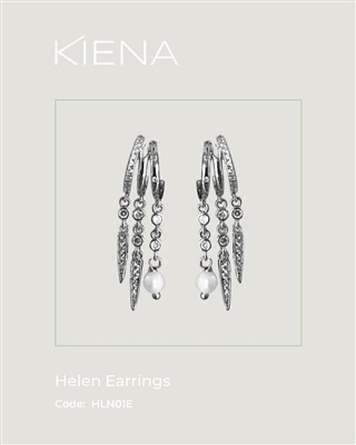 Kiena Helen Küpe HLN01E Gümüş