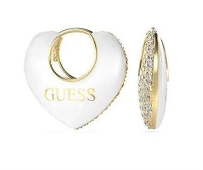 Guess JGUJUBE05206JWYGWHTU, белые серьги