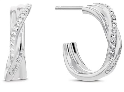 Calvin Klein CKJ35000578, серебристые серьги