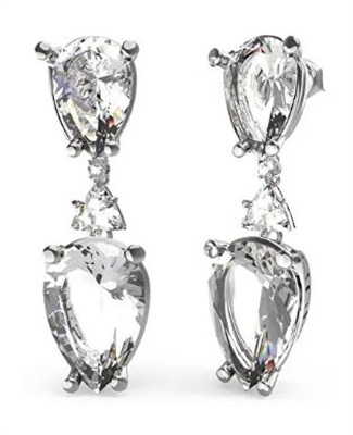 Guess JGUJUBE04402JWRHTU Küpe Gümüş