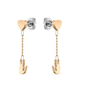 Lacoste LACJ2040032 Earrings, Silver/Gold