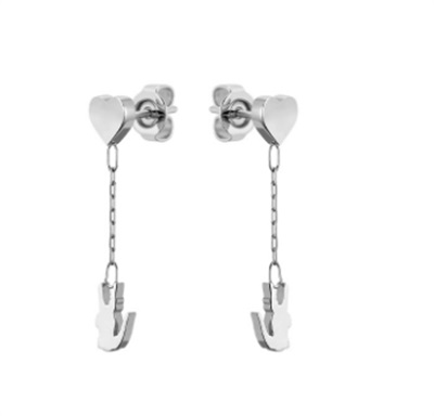 Lacoste LACJ2040031 Küpe Gümüş