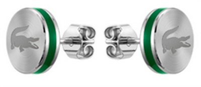 Lacoste LACJ2040085 Küpe Gümüş Yeşil