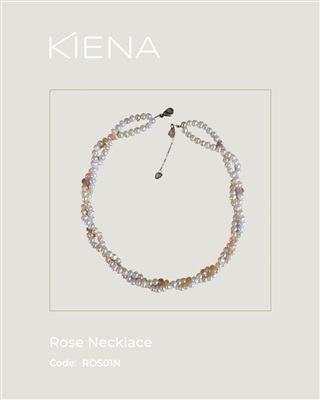 Kiena Rose Kolye ROS01N Beyaz