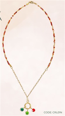 Kiena Carnelia Kolye CRL01N Koral(coral)