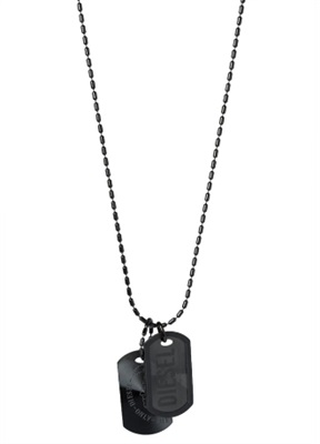 Diesel DJDX0014-040 Kolye Siyah