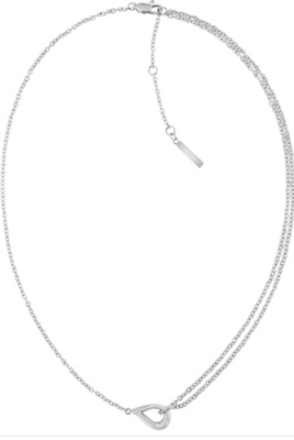 Calvin Klein CKJ35000080 Серебристое колье